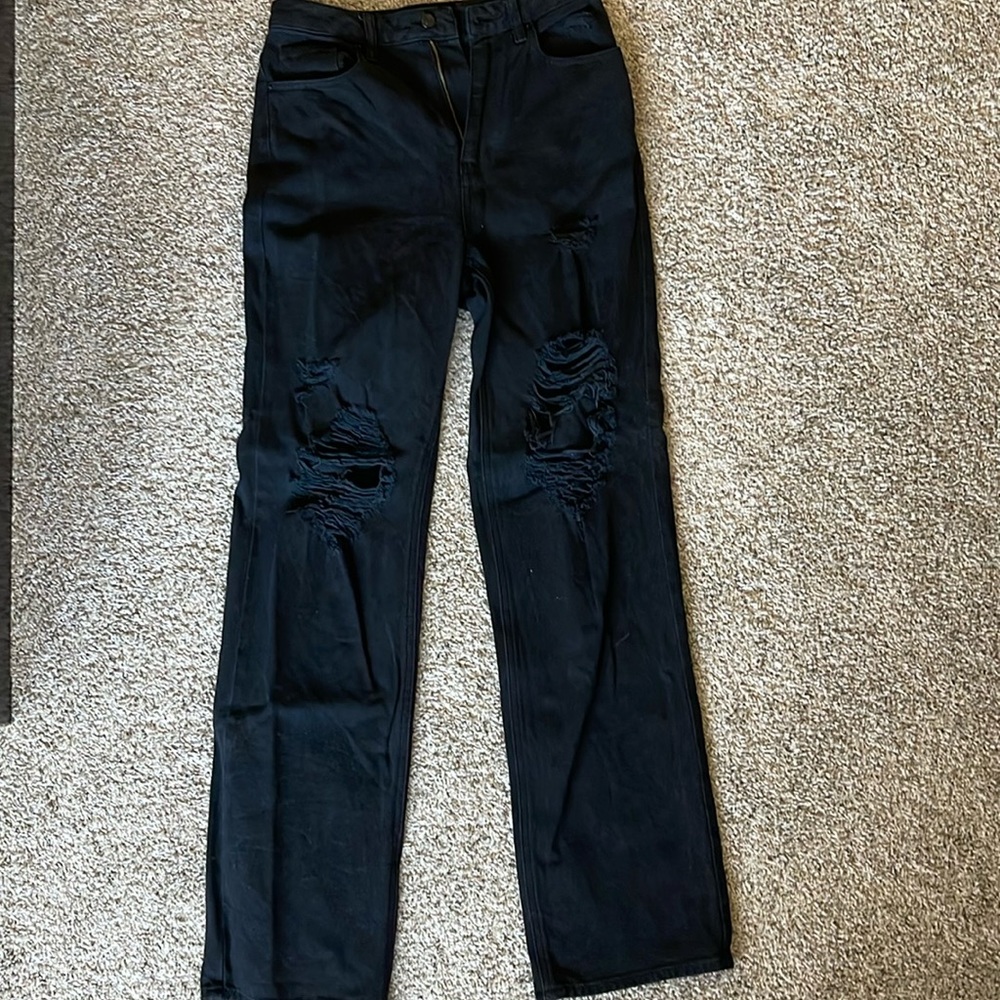 90s boyfriend black Jeans